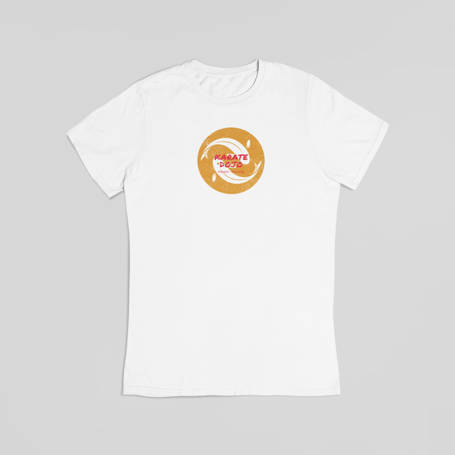 Karate dojo hvid T-shirt