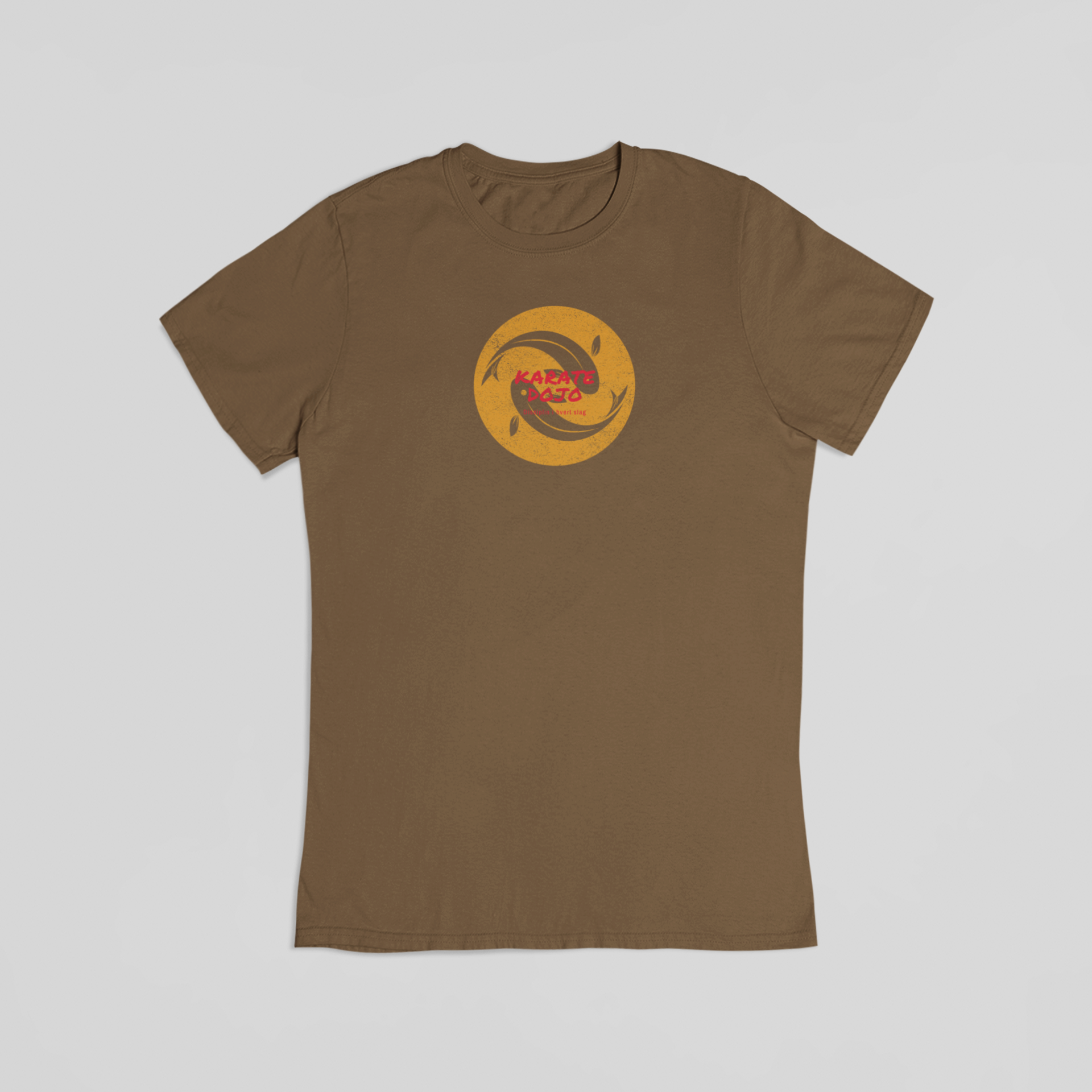 Karate dojo brun T-shirt