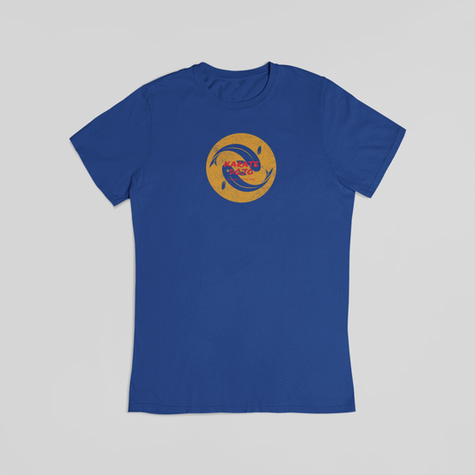 Karate dojo blå T-shirt