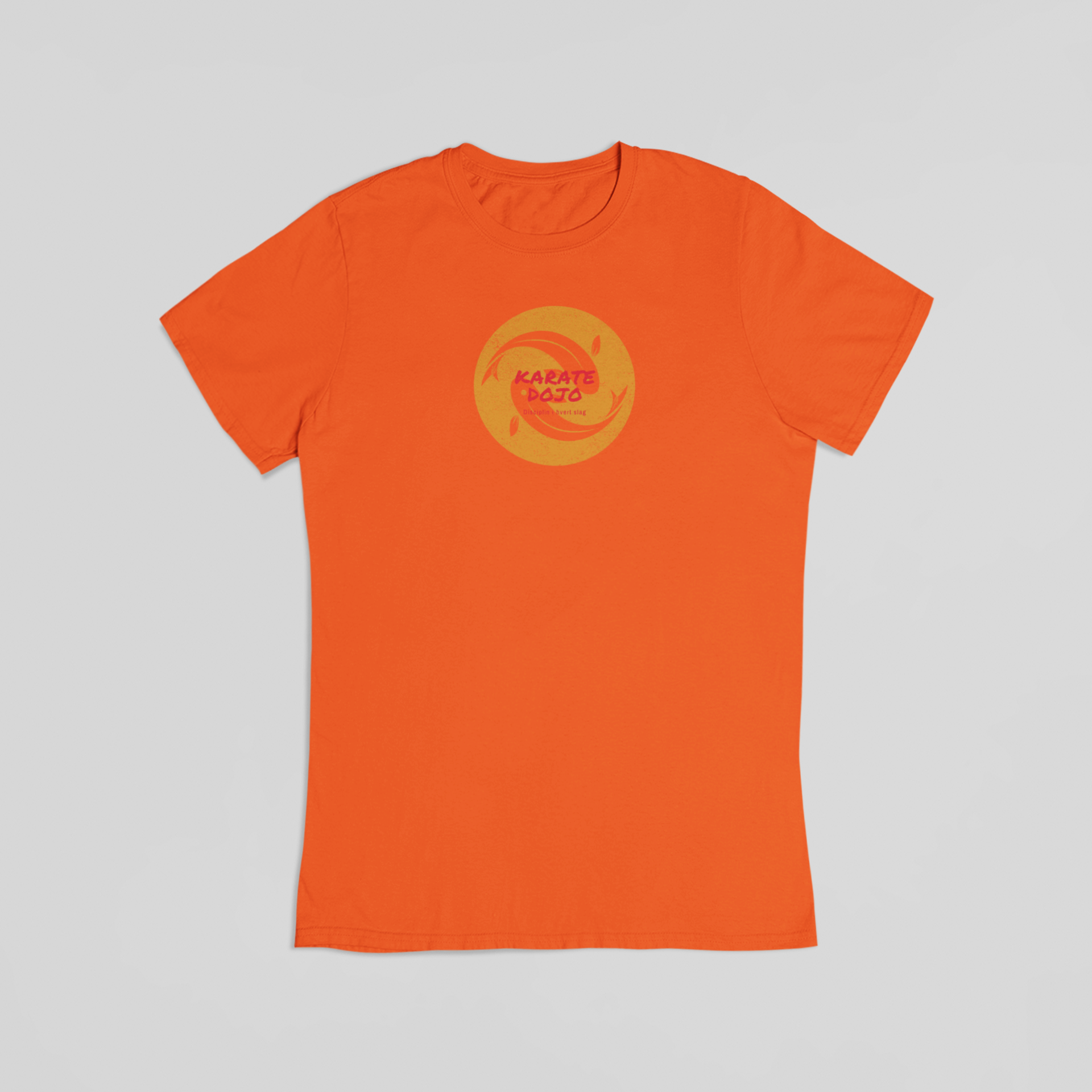 Karate dojo orange T-shirt