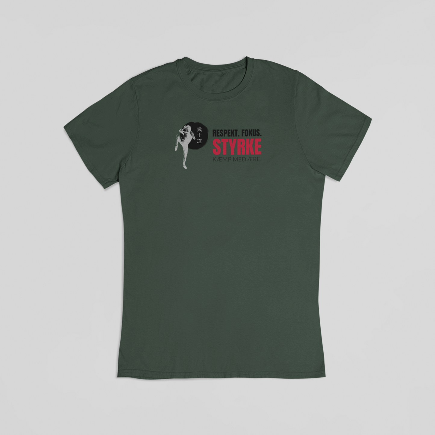 Kæmp med ære grøn T-shirt