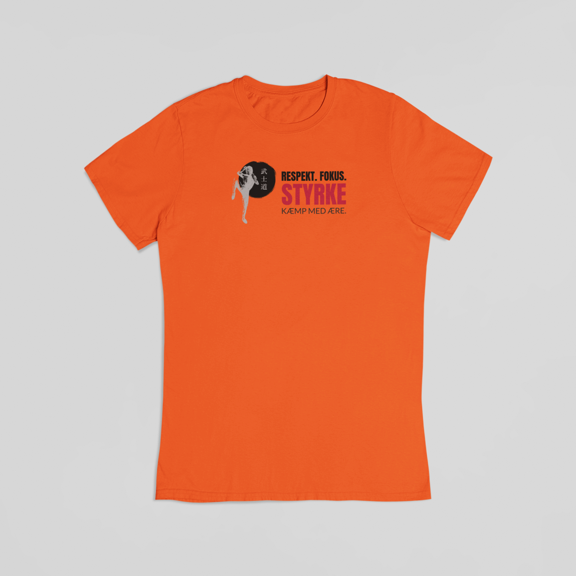 Kæmp med ære orange T-shirt