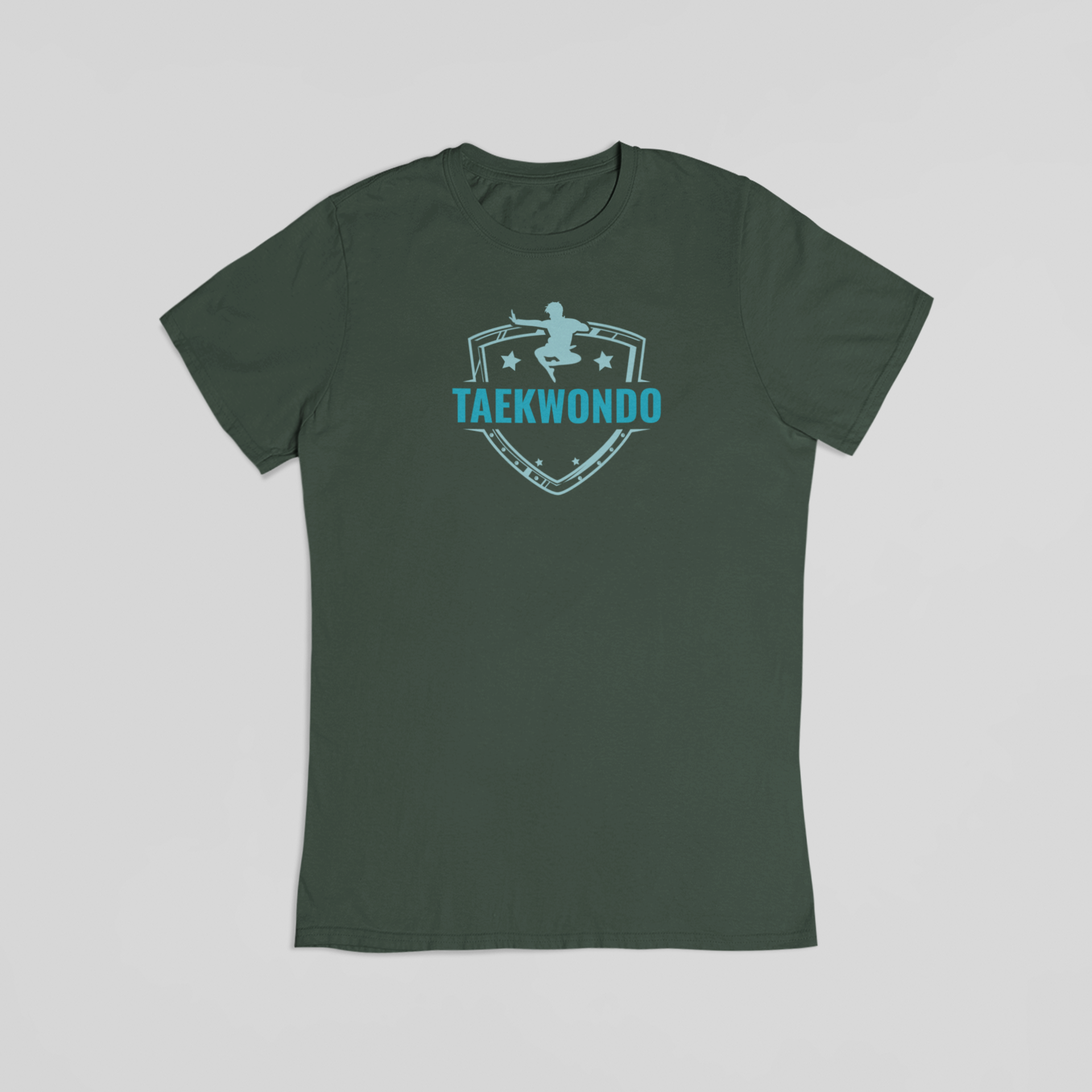 Taekwondo grøn T-shirt
