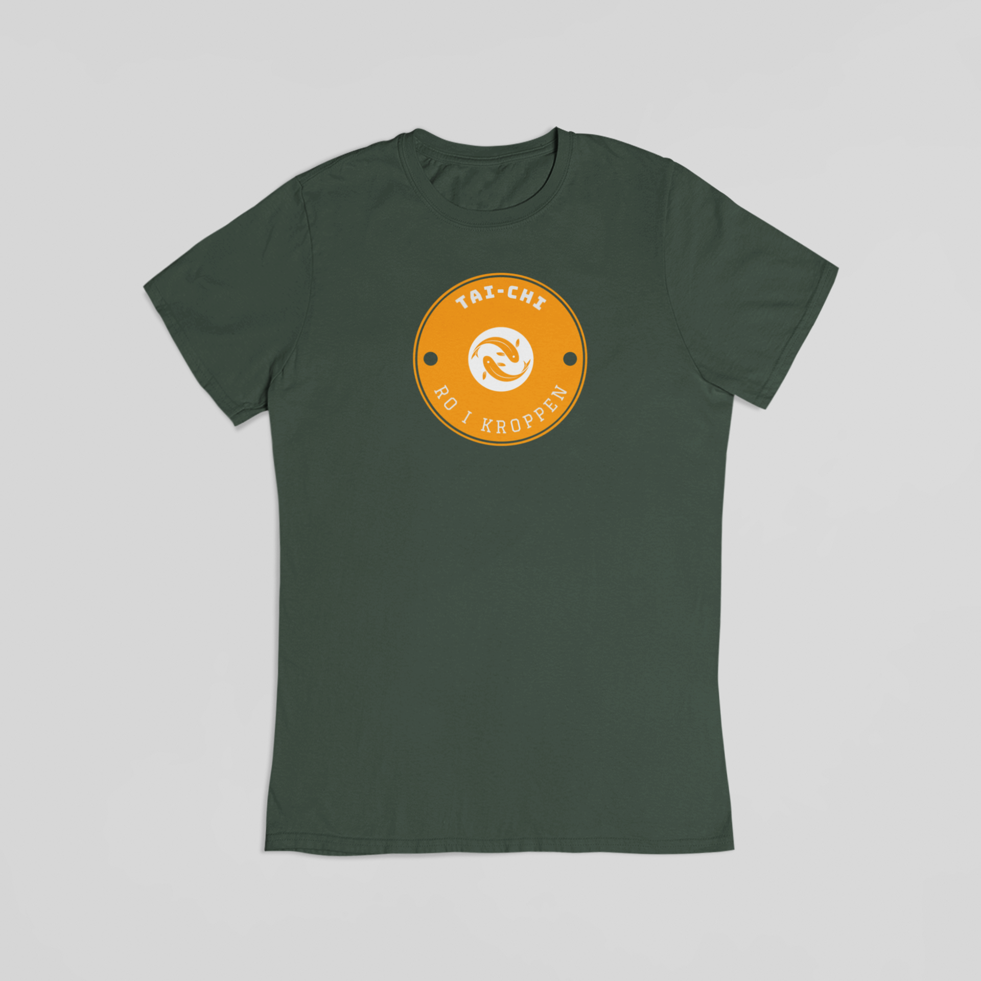 tai chi grøn T-shirt
