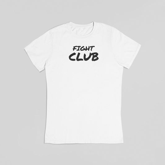 Fight club hvid T-shirt