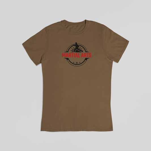 Martial arts brun T-shirt