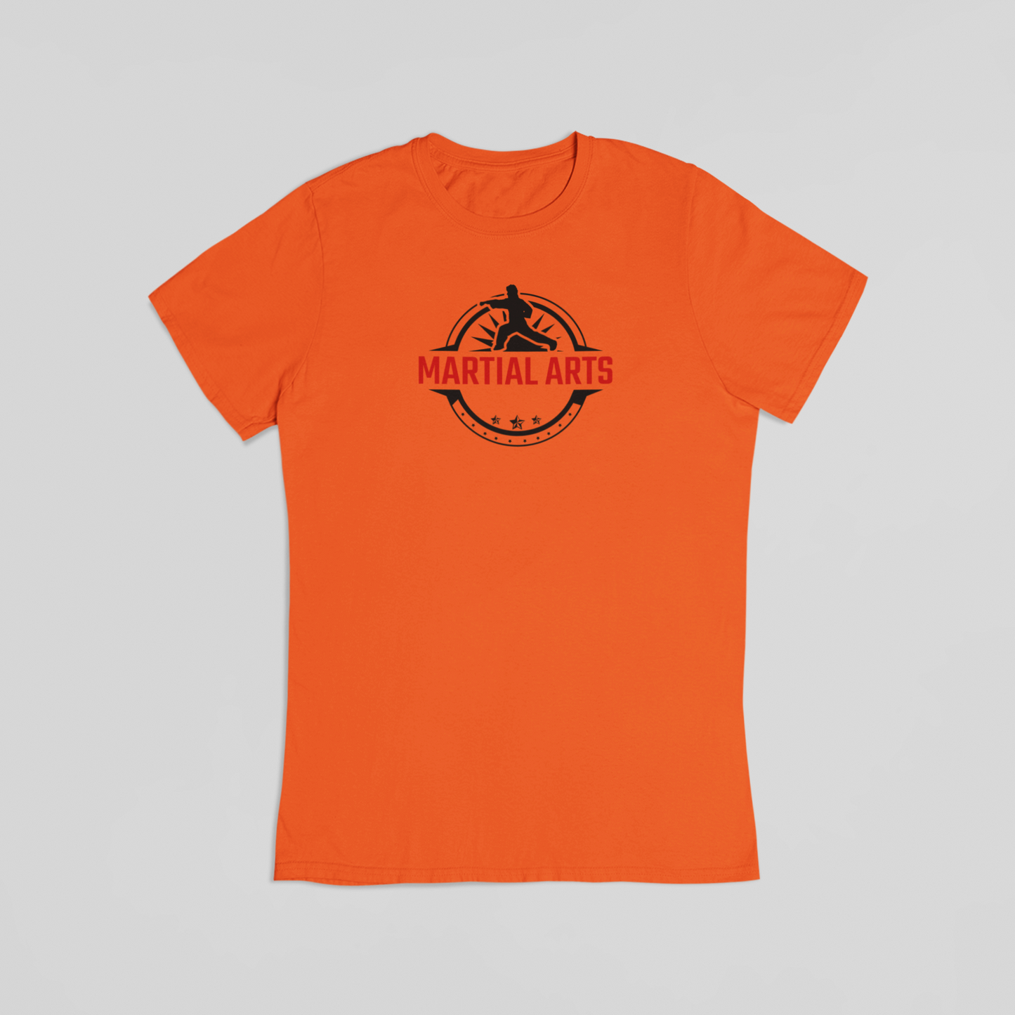 Martial arts orange T-shirt