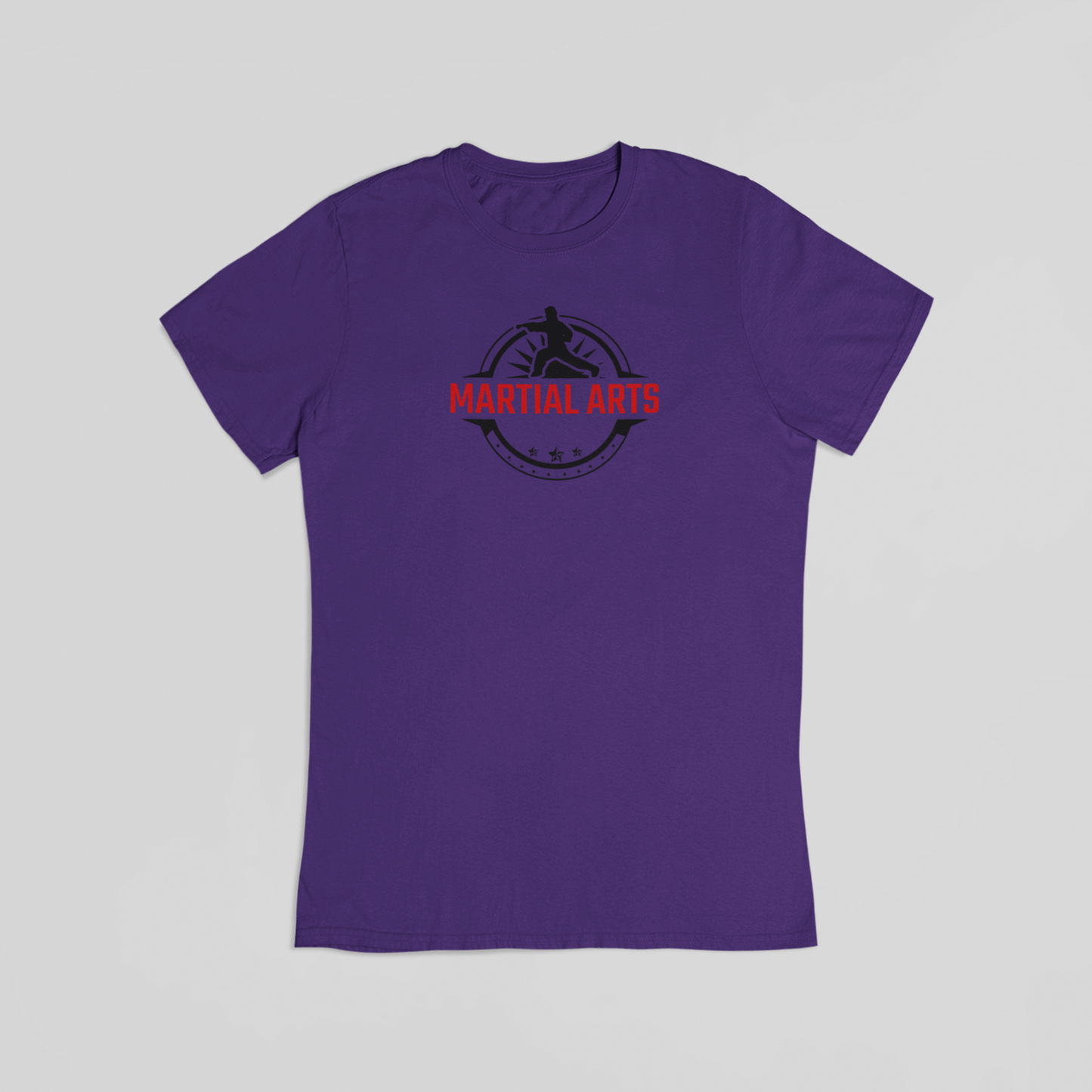 Martial arts lilla T-shirt
