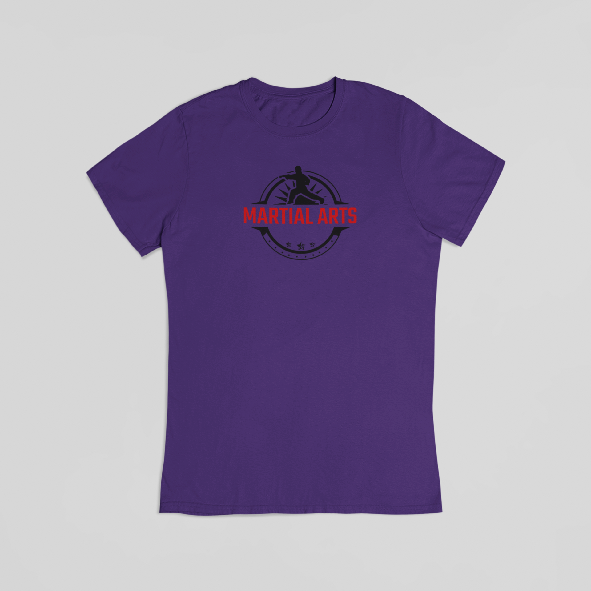 Martial arts lilla T-shirt