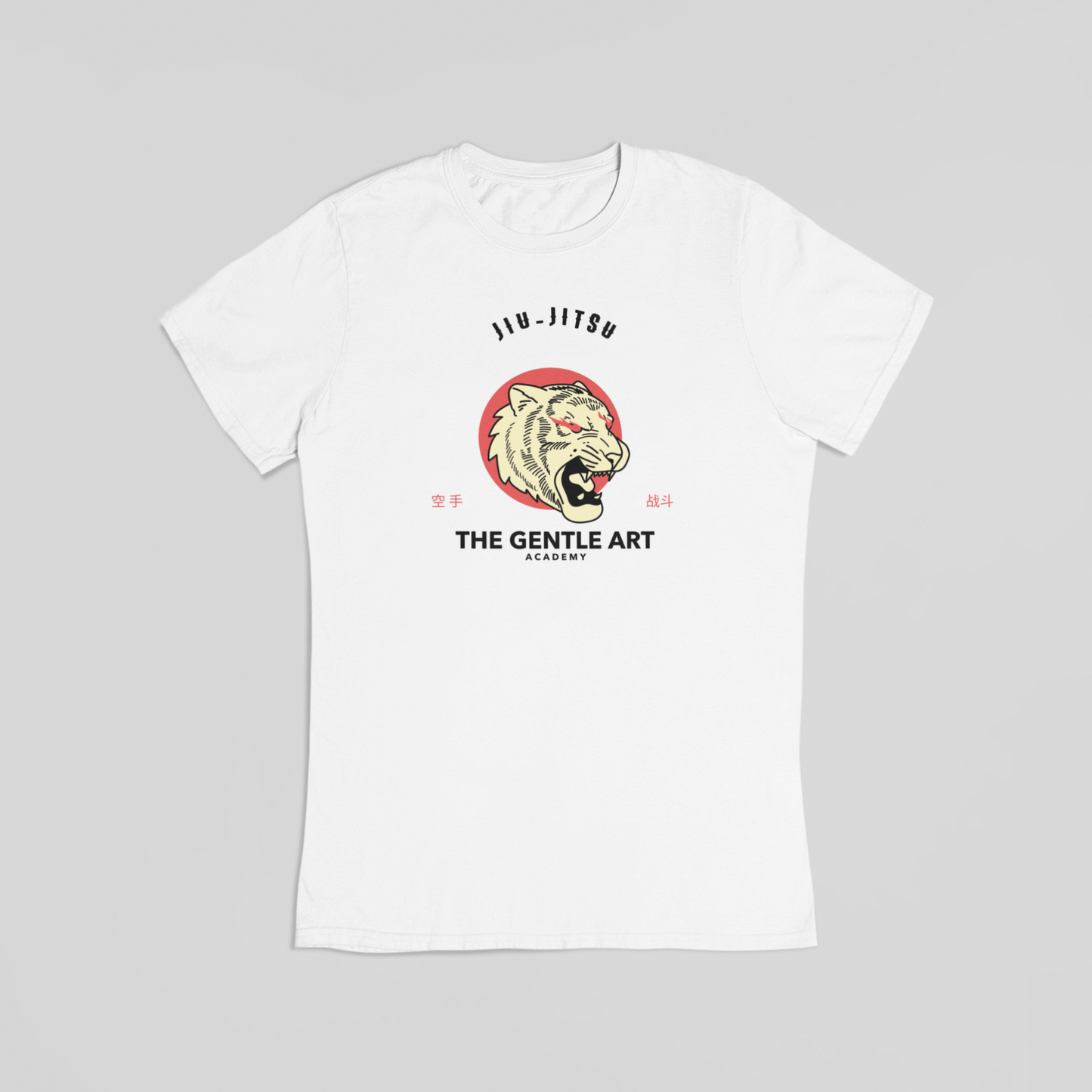Jiu-jitsu hvid T-shirt