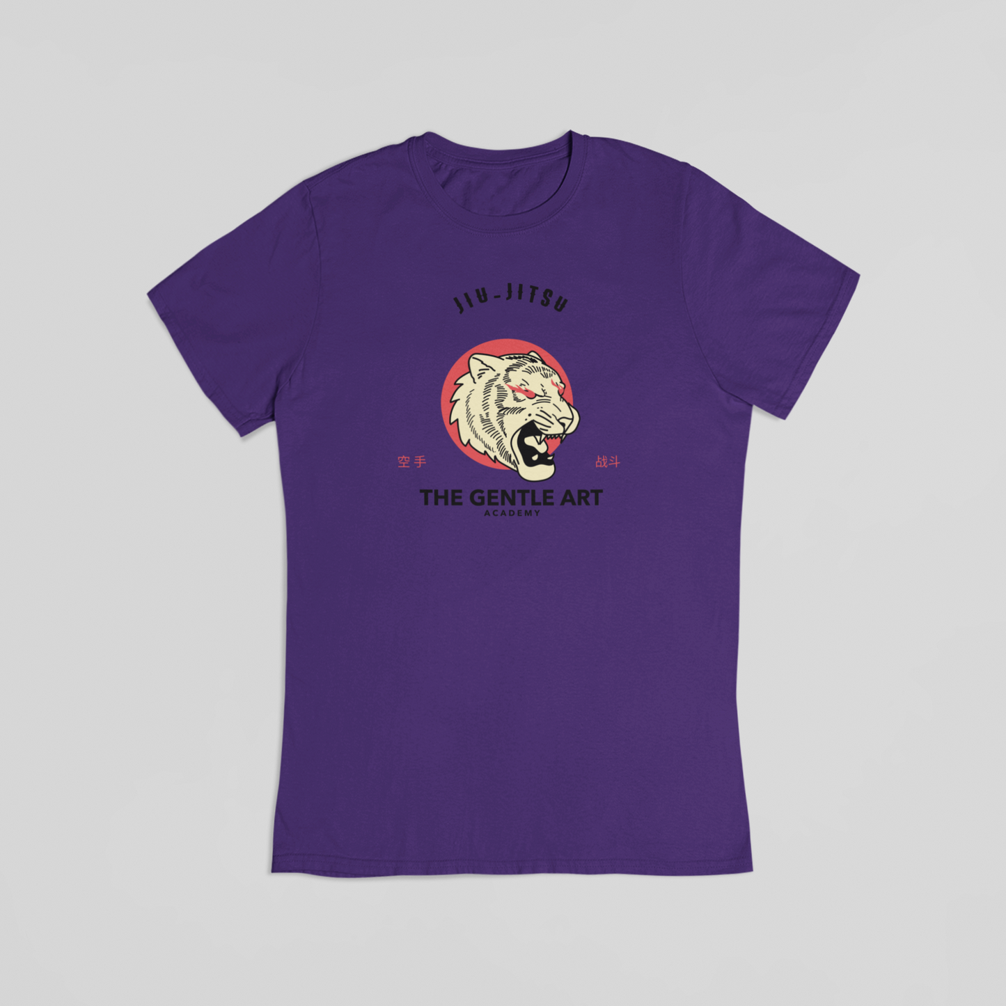 Jiu-jitsu lilla T-shirt
