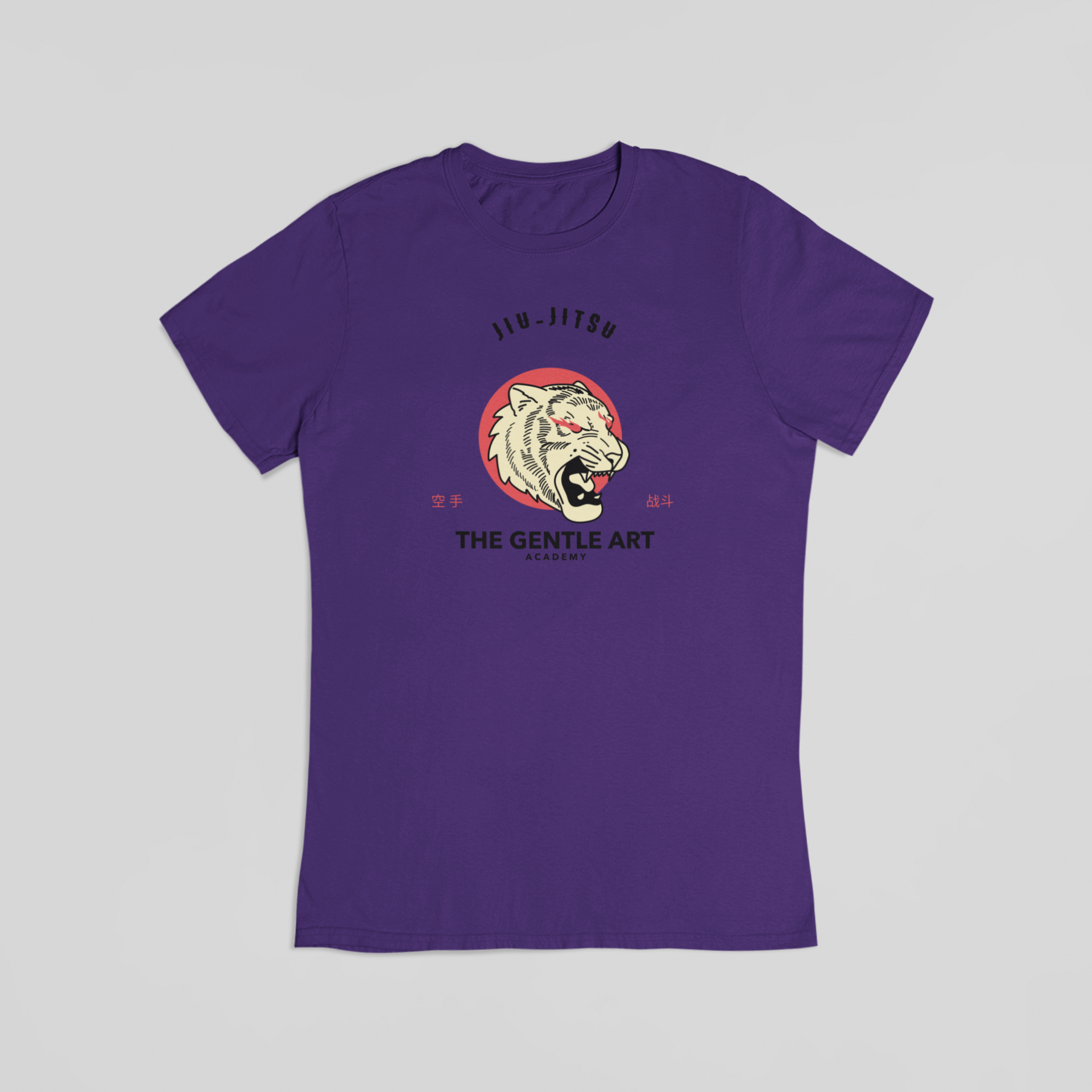 Jiu-jitsu lilla T-shirt