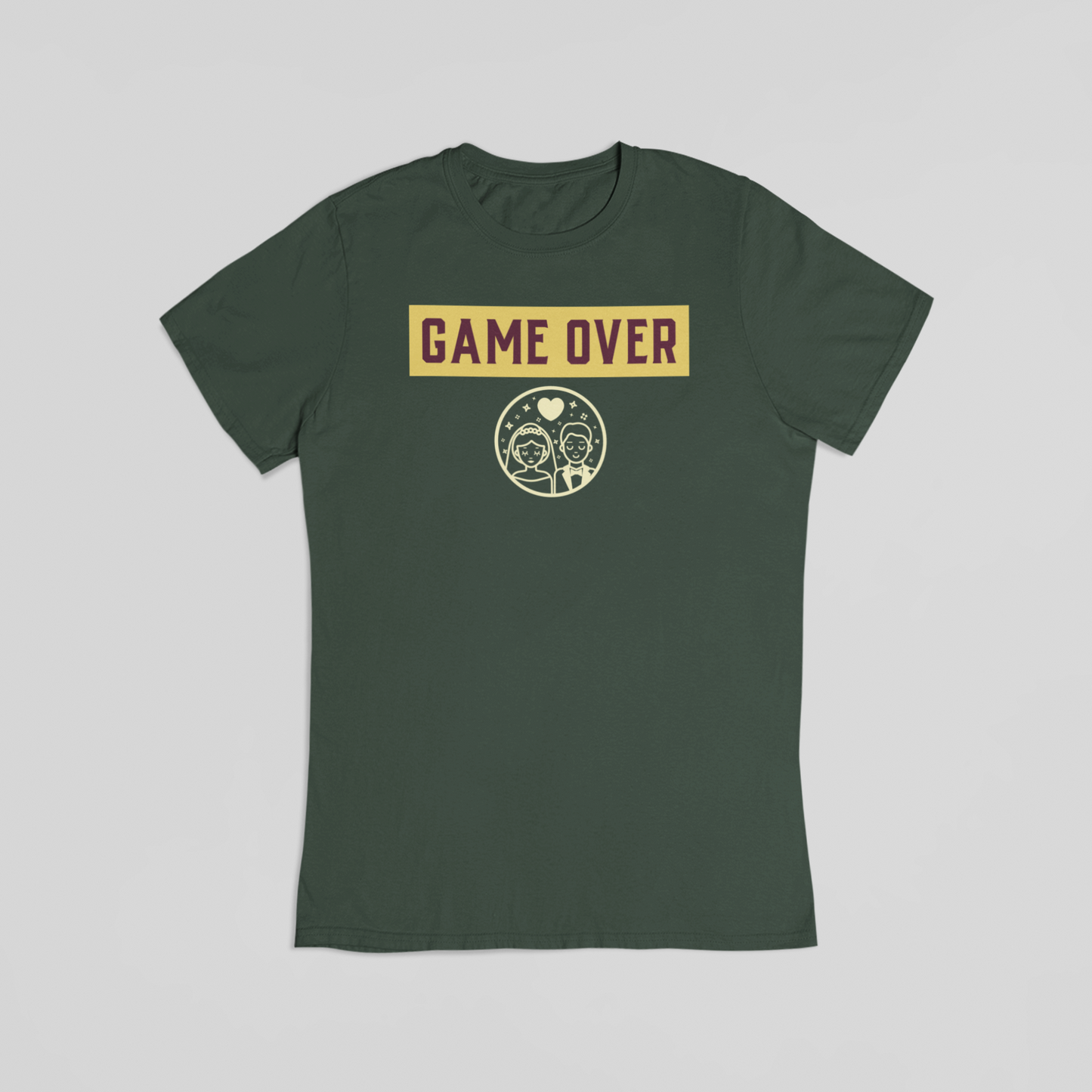 Game over grøn T-shirt