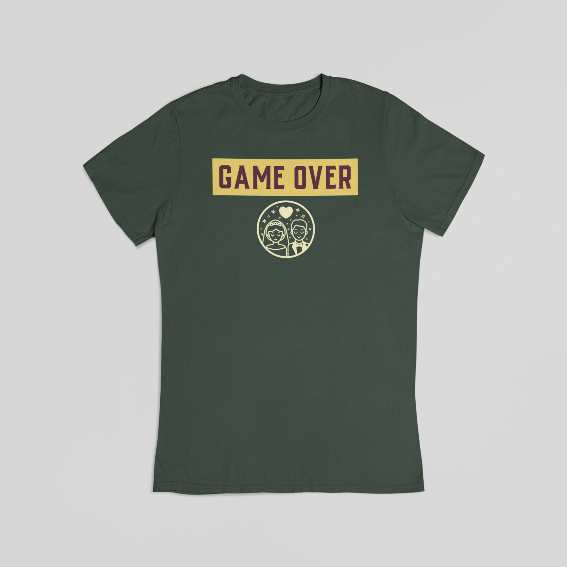 Game over grøn T-shirt