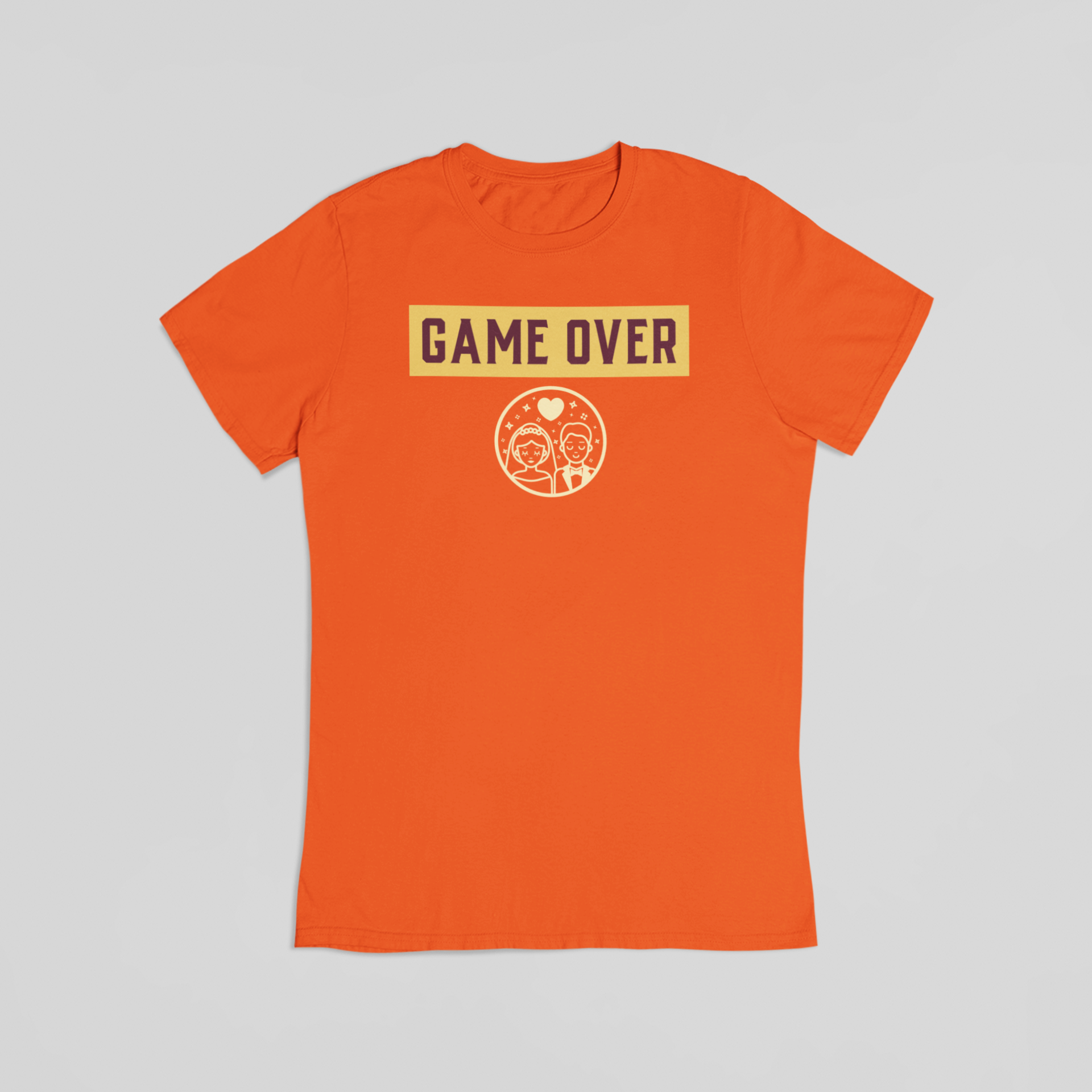 Game over orange T-shirt