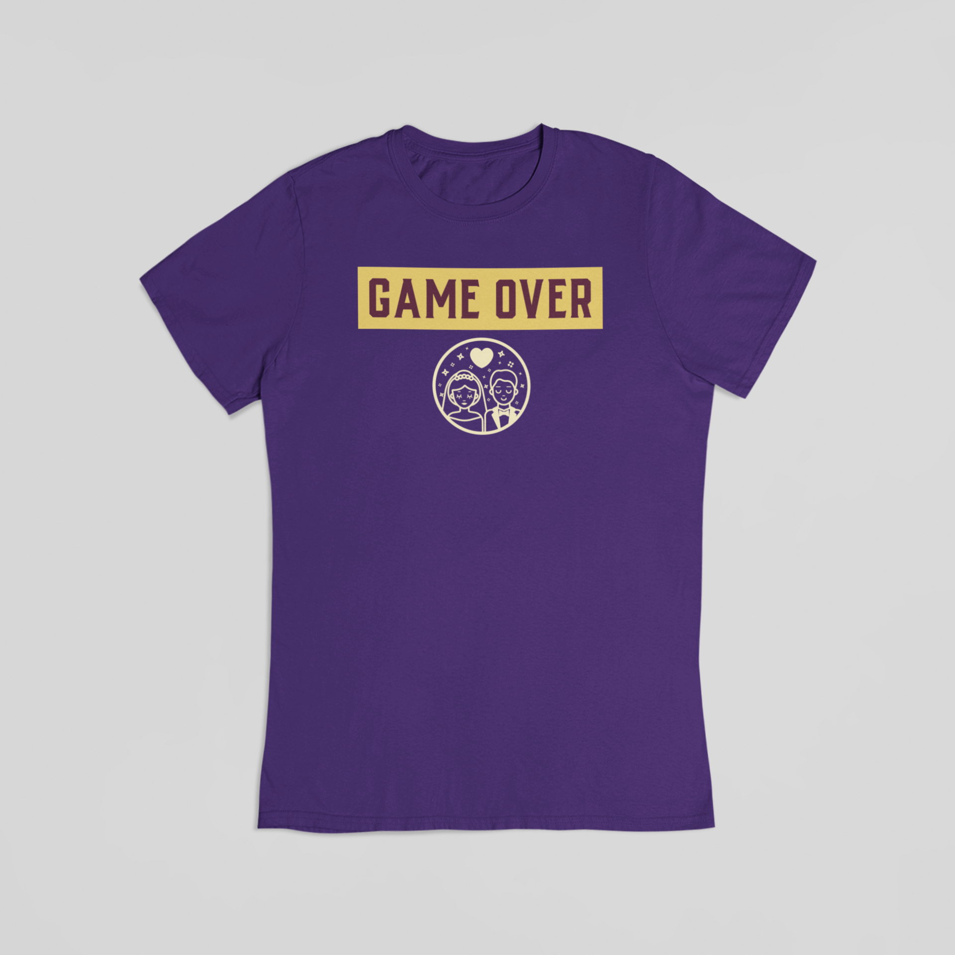 Game over lilla T-shirt