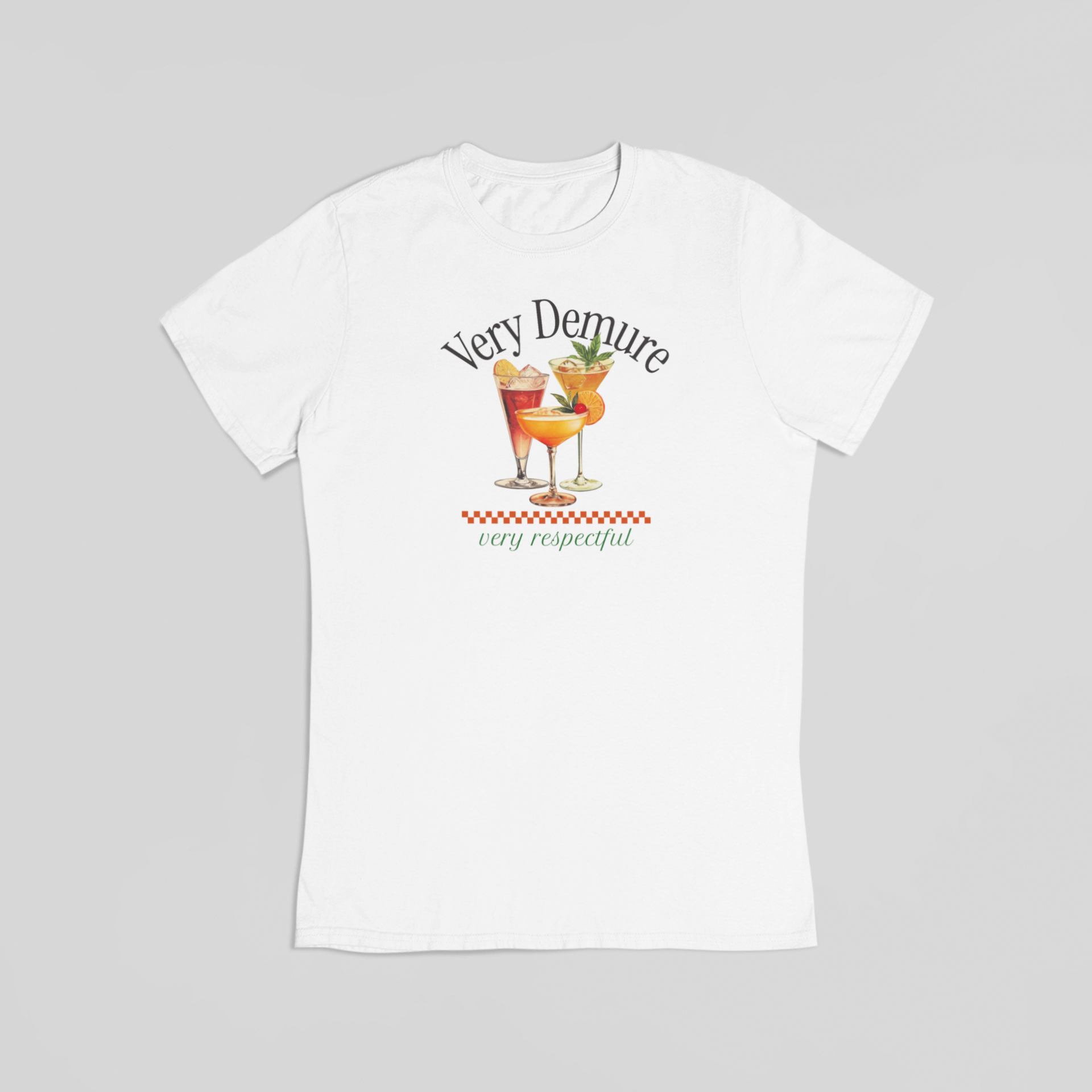 Very demure hvid T-shirt