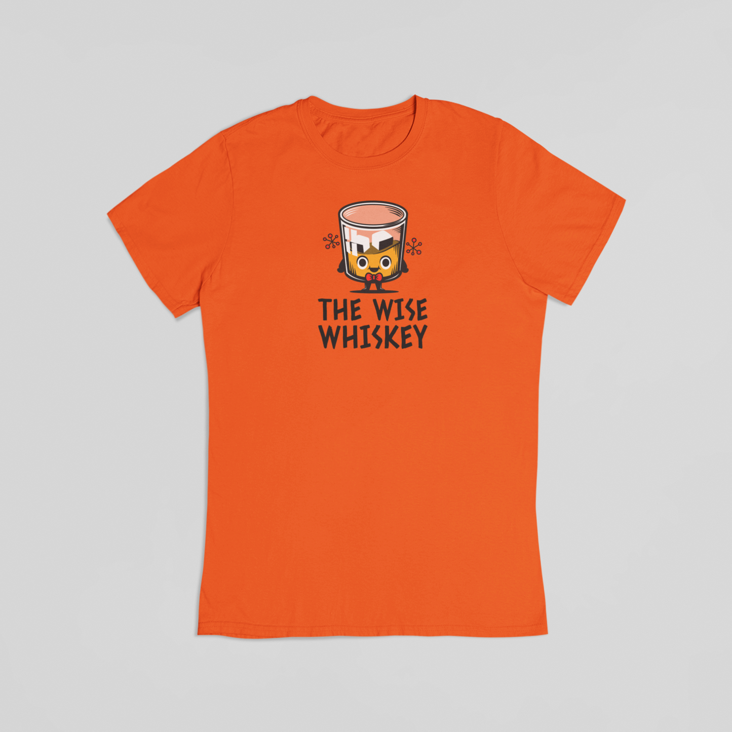 The wise whiskey orange T-shirt