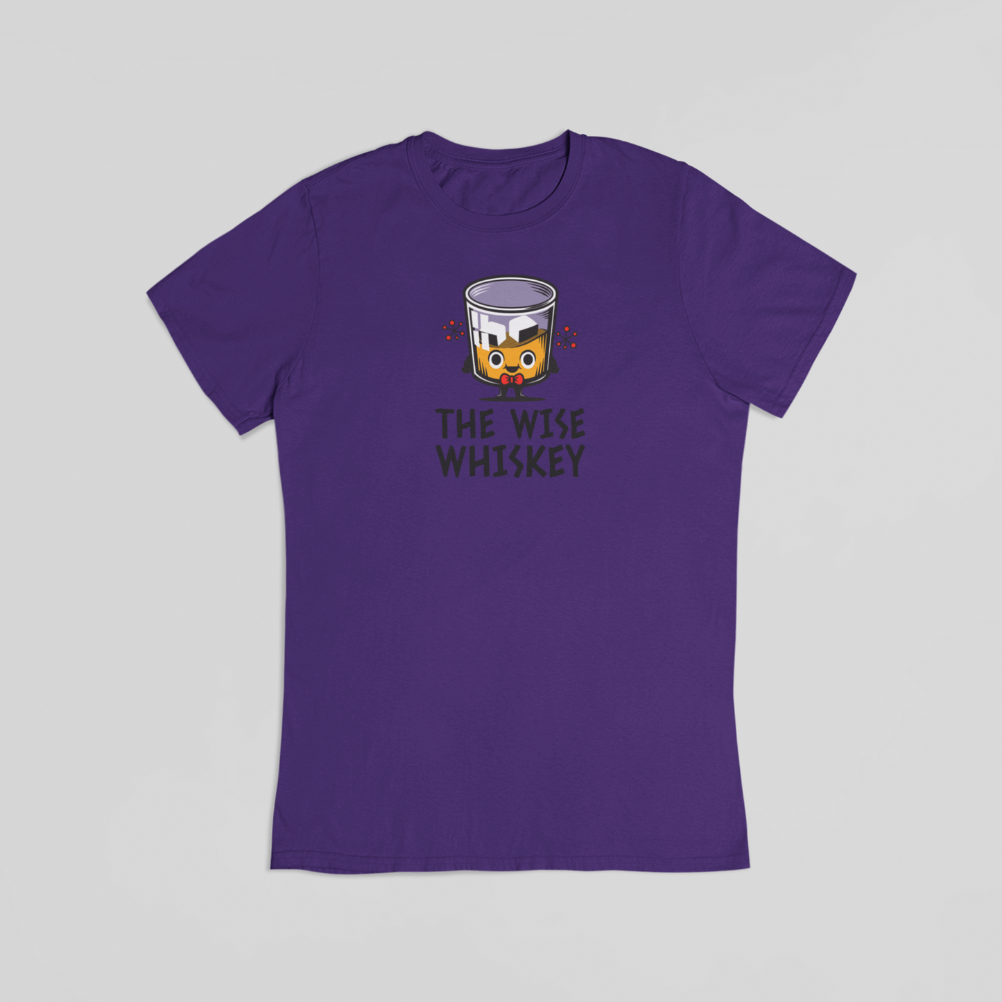 The wise whiskey lilla T-shirt