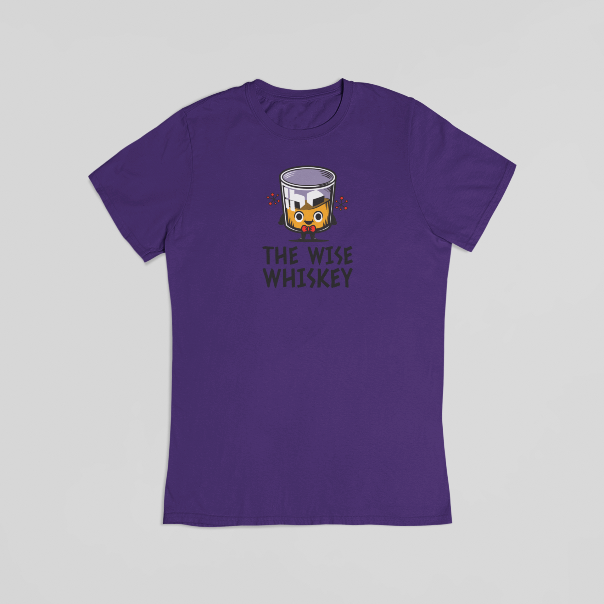 The wise whiskey lilla T-shirt