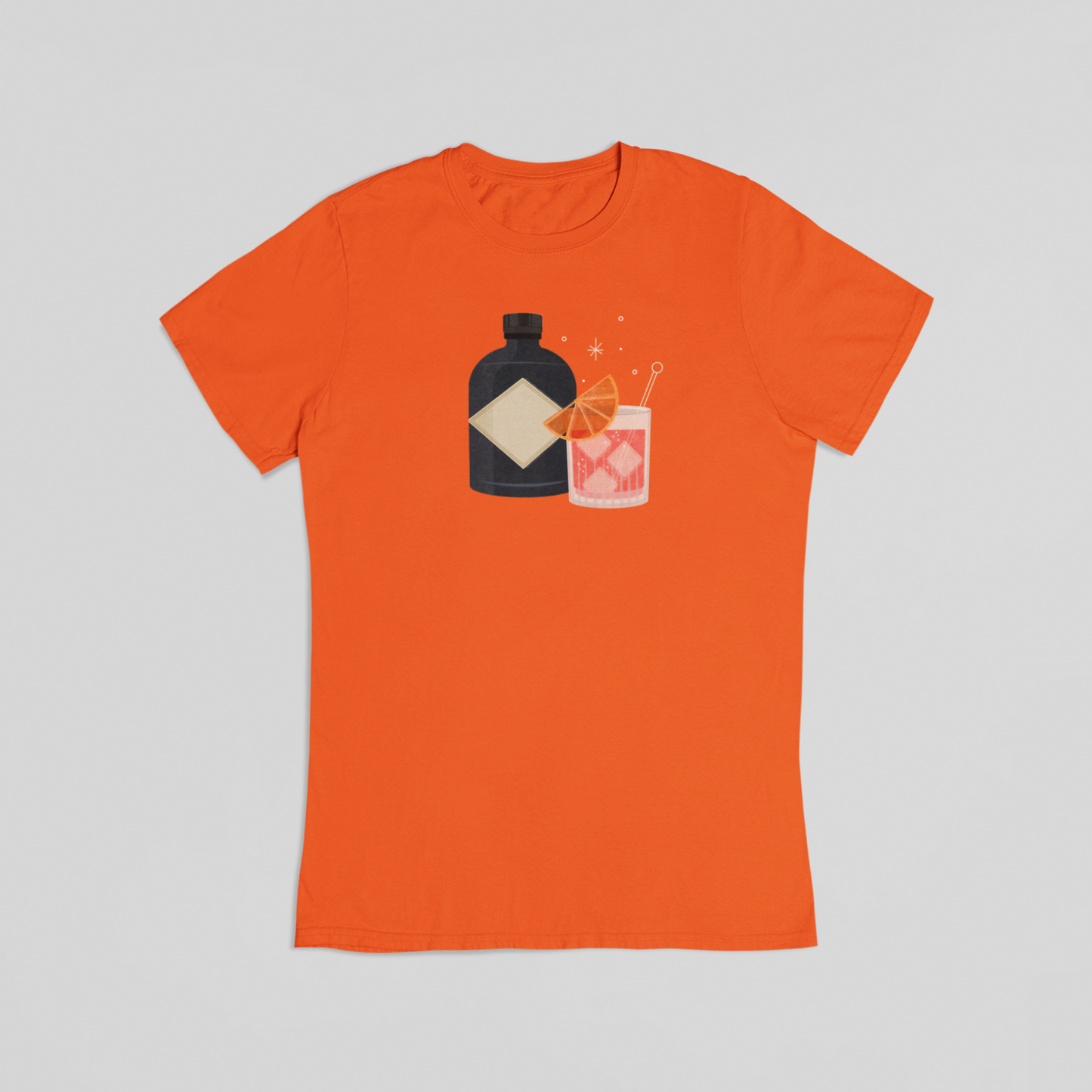 negroni cocktail lilla T-shirt