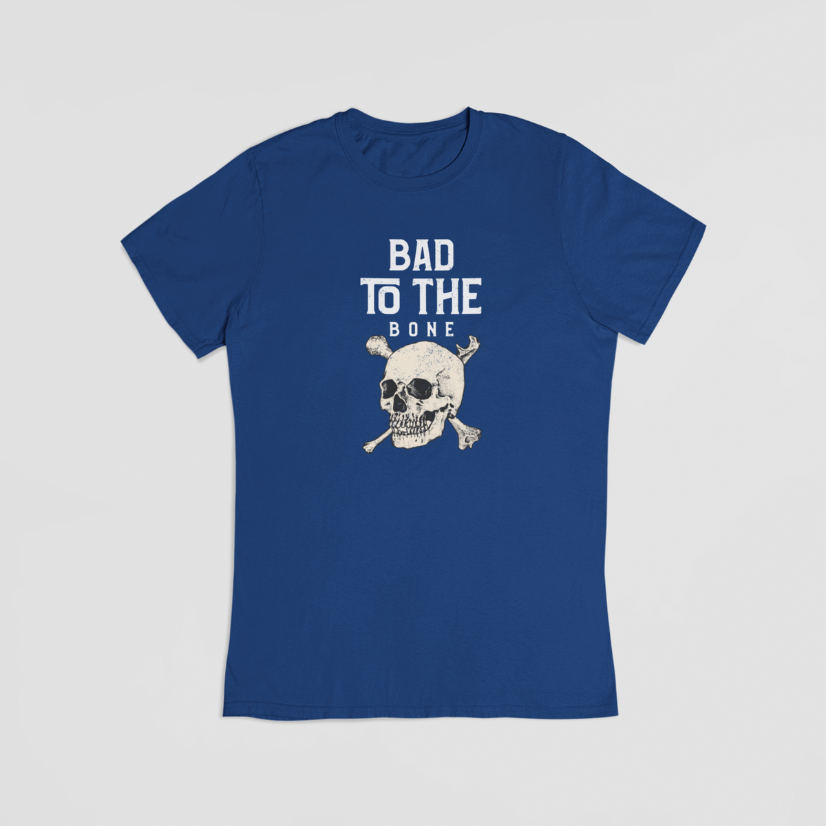 blå Kranie T-shirt