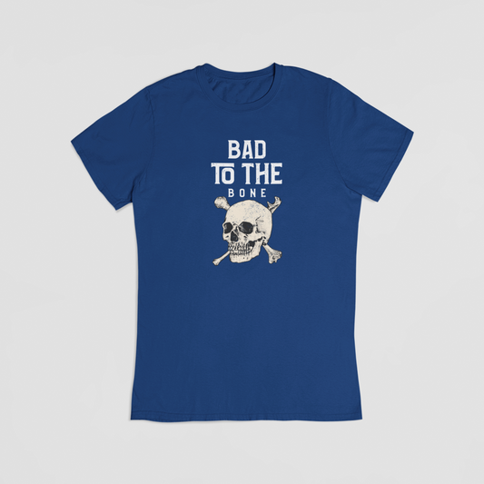 blå Kranie T-shirt