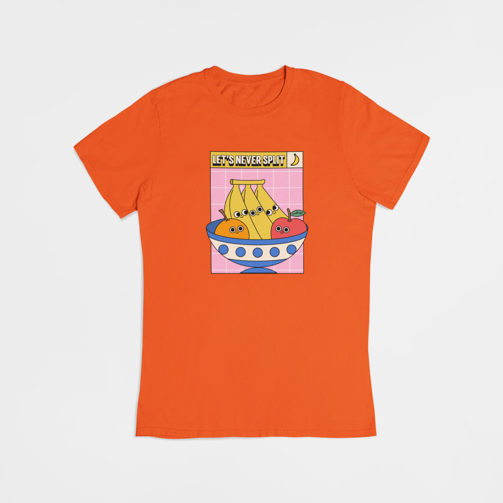 Let's never split - T-shirt - Coolshirts.dk