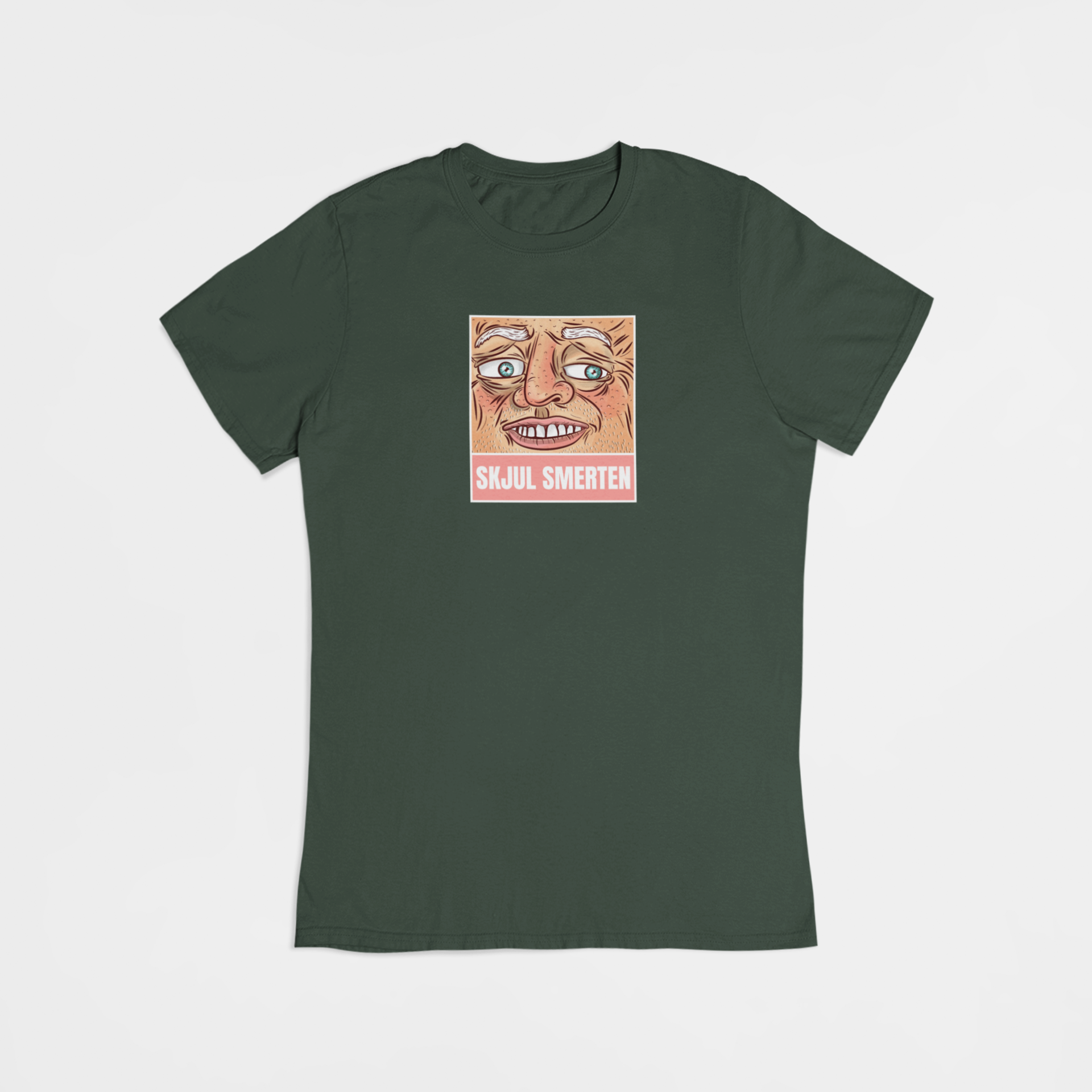 Skjul Smerten - T-shirt - Coolshirts.dk