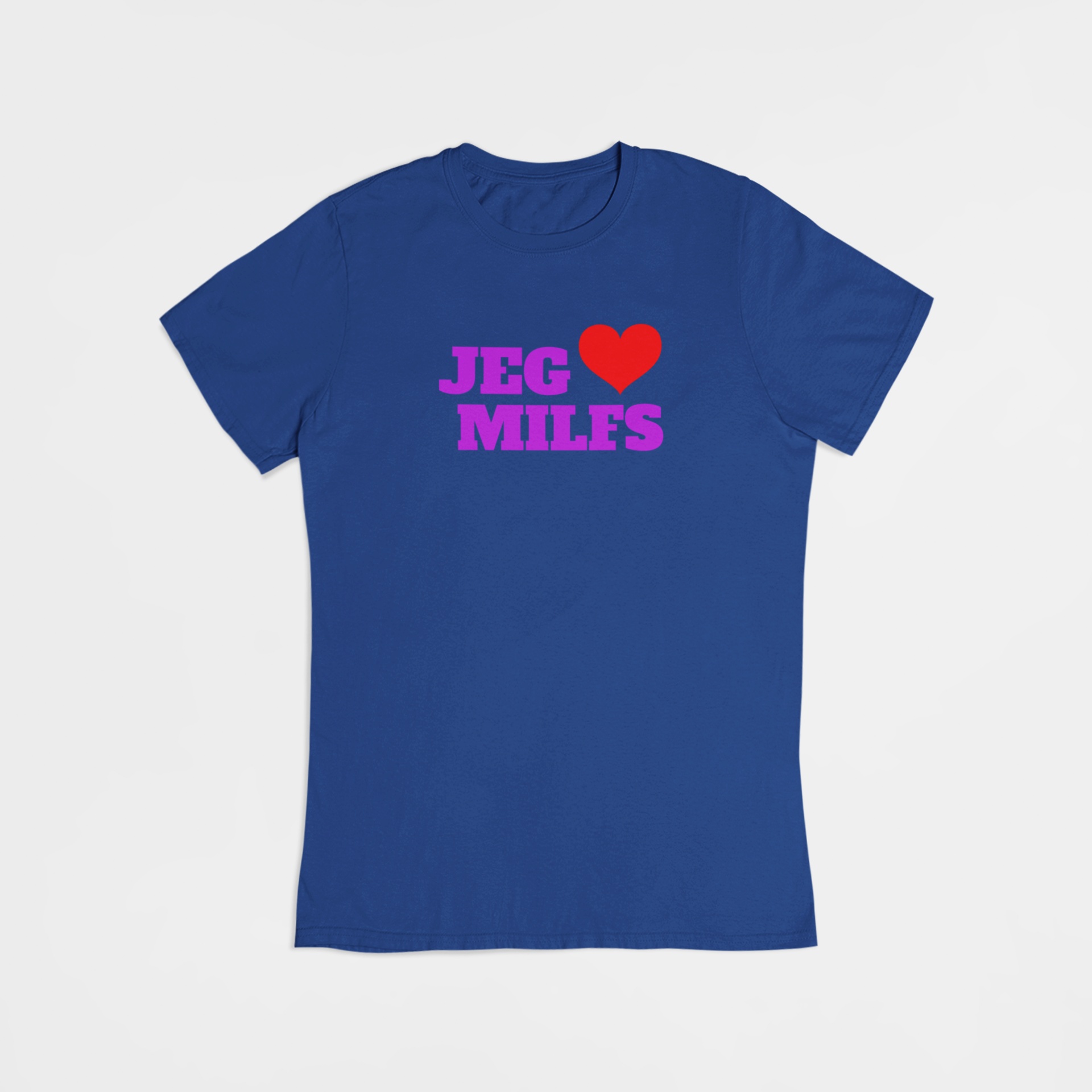 Jeg elsker MILFS - T-shirt - Coolshirts.dk