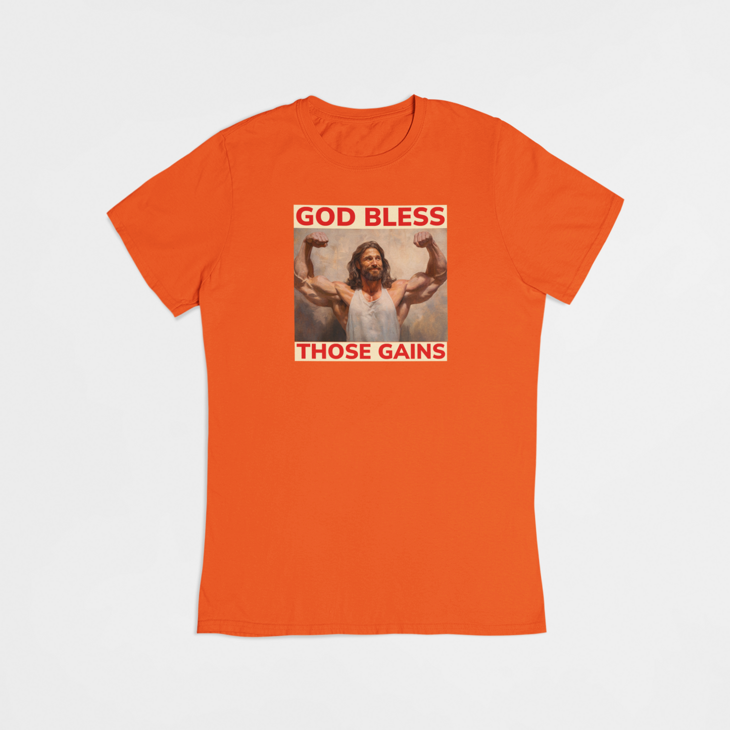 Bodybuilding Jesus - T-shirt - Coolshirts.dk