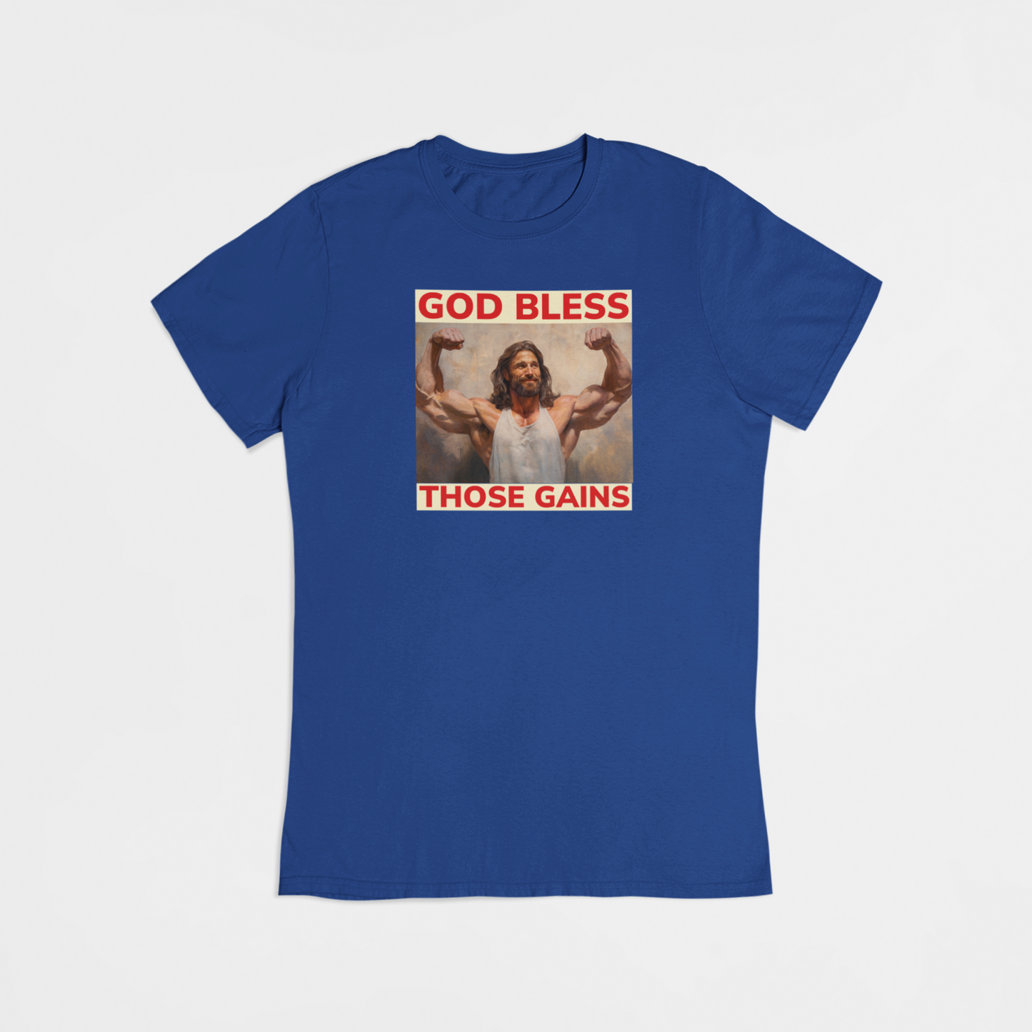 Bodybuilding Jesus - T-shirt - Coolshirts.dk