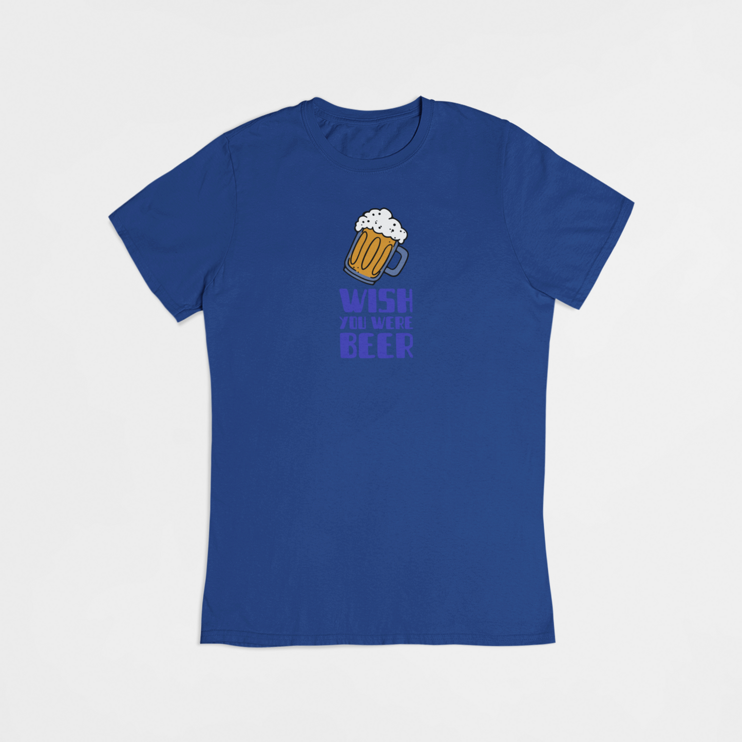 Wish you were beer - T-shirt - Coolshirts.dk