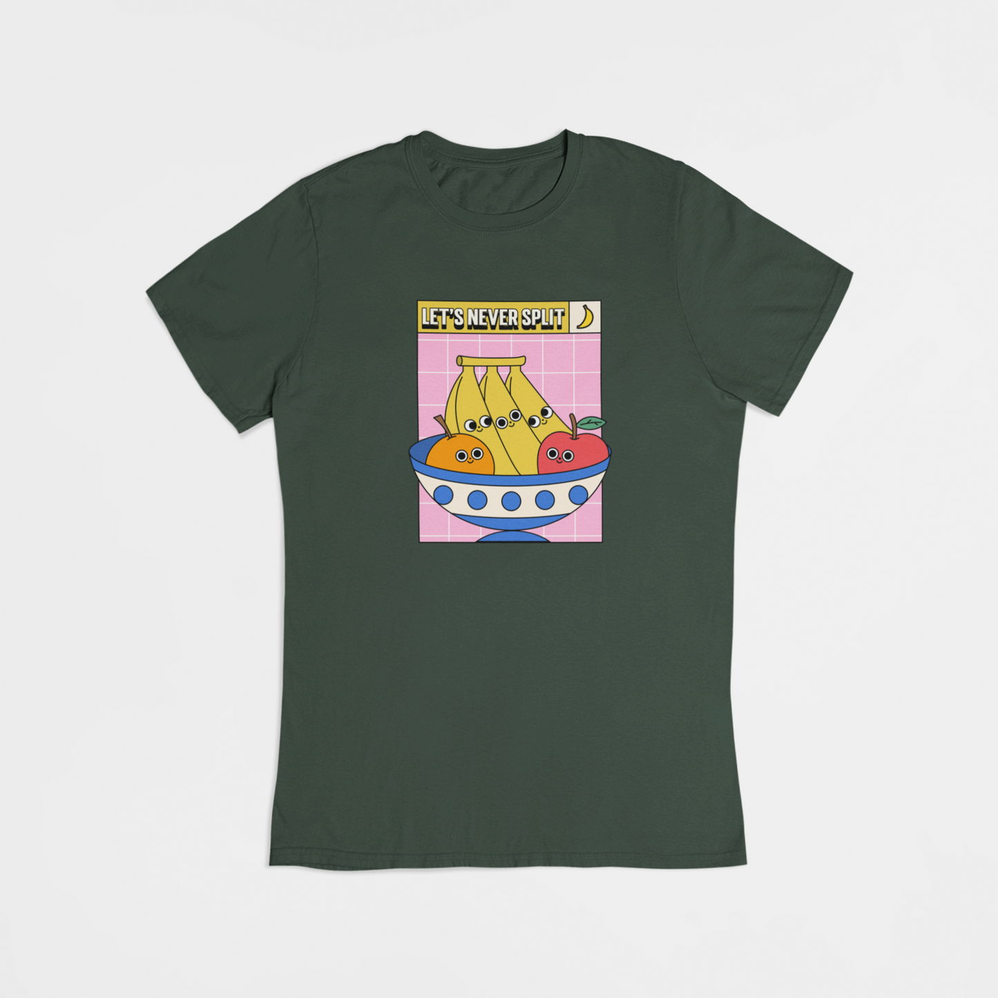 Let's never split - T-shirt - Coolshirts.dk