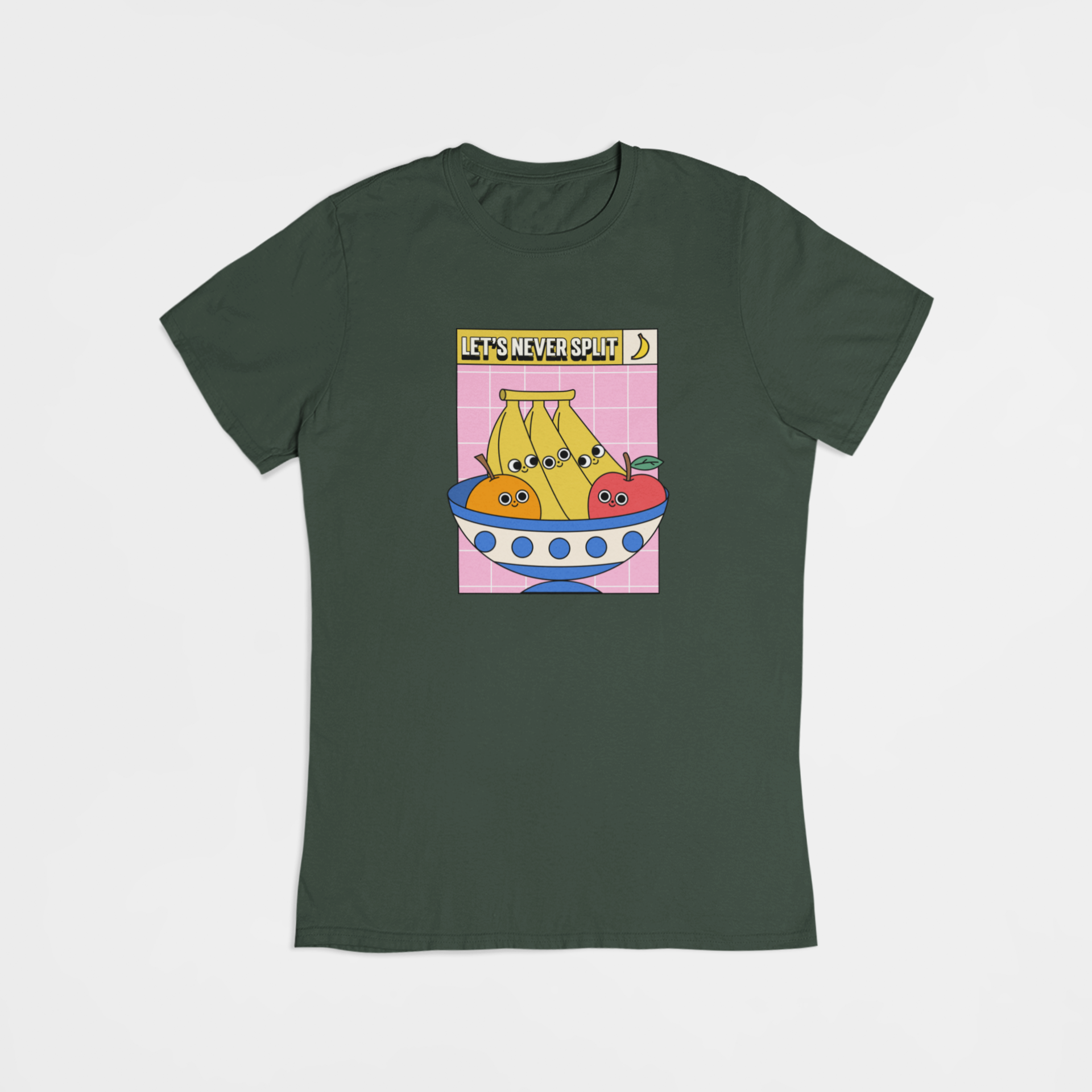 Let's never split - T-shirt - Coolshirts.dk
