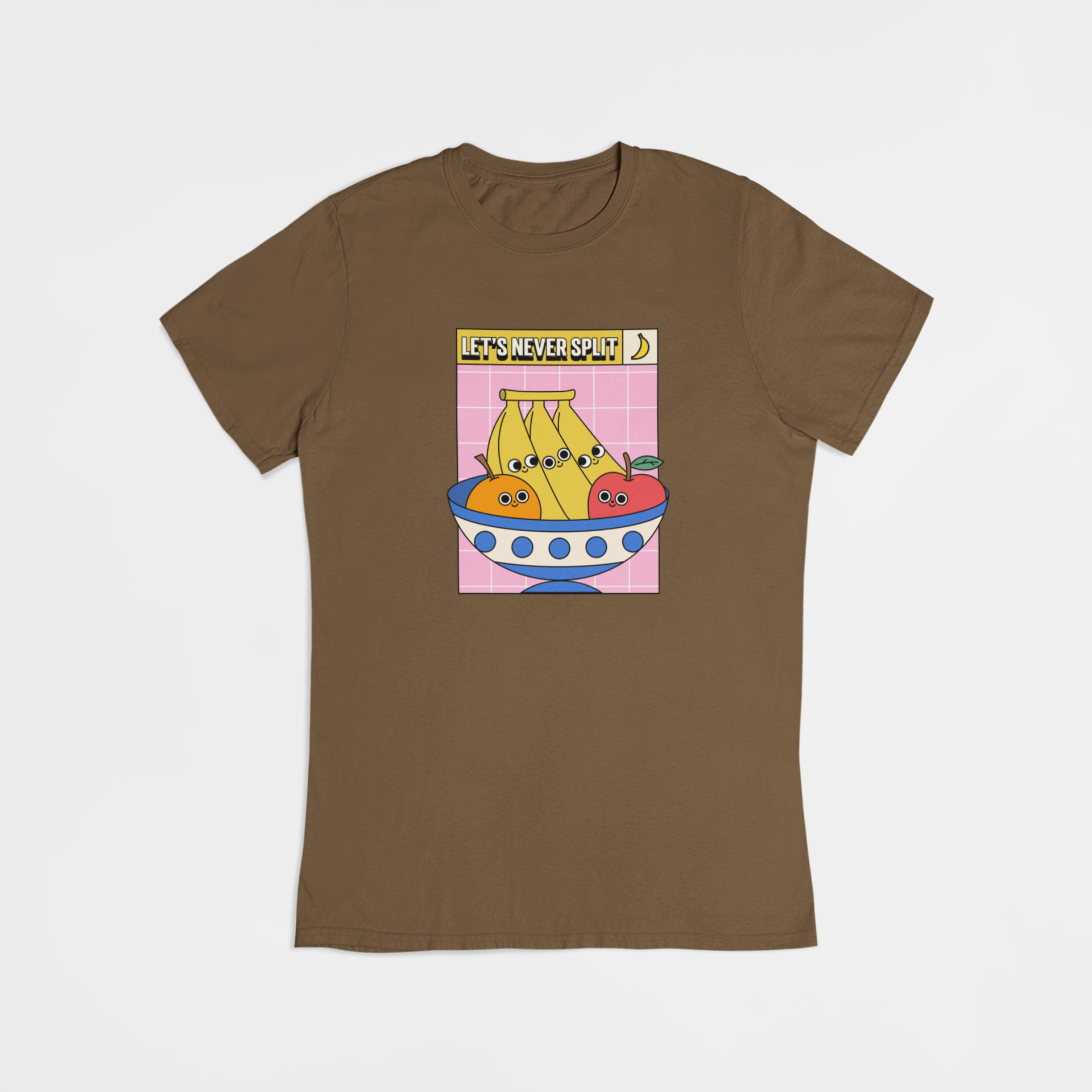 Let's never split - T-shirt - Coolshirts.dk