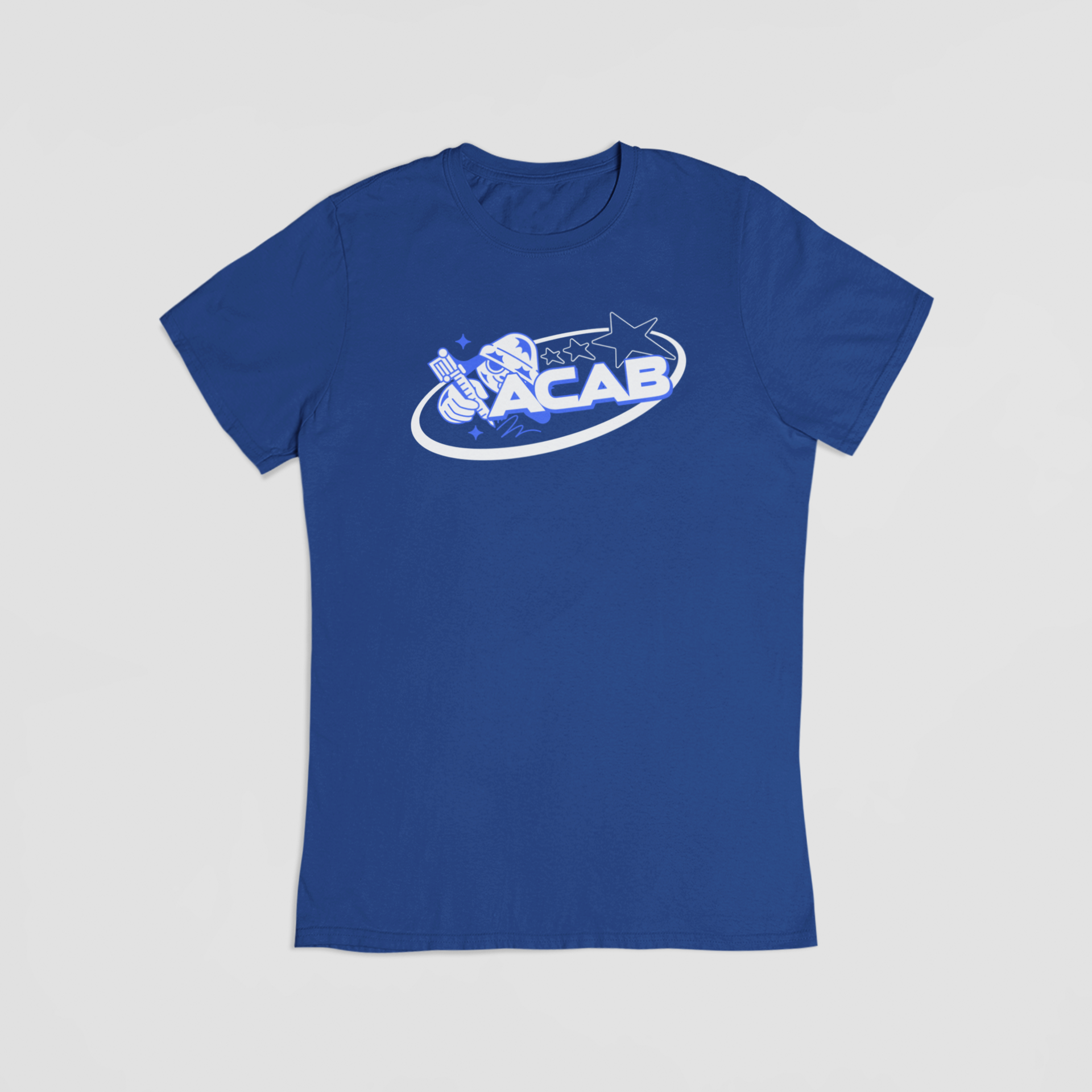 Blå ACAB t-shirt