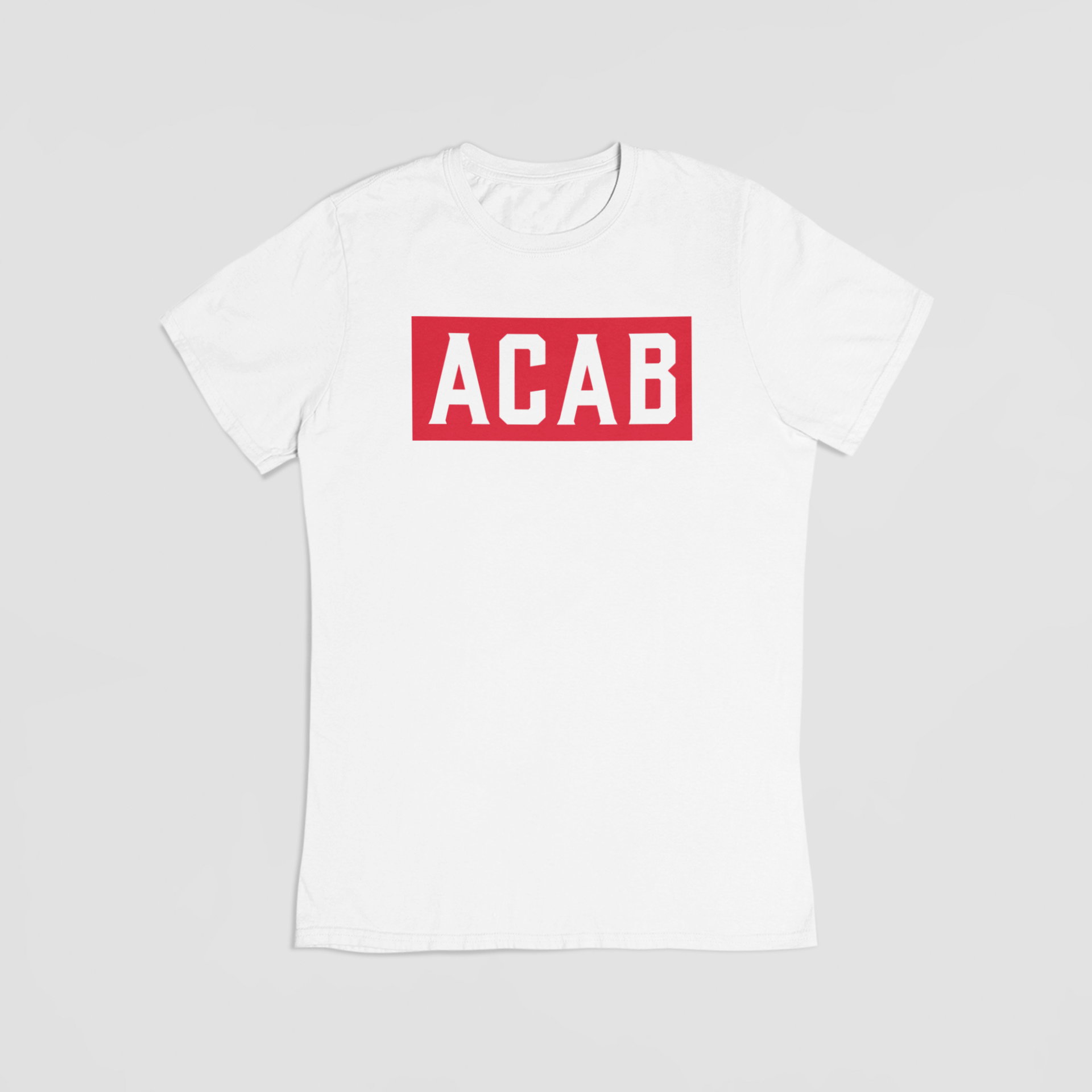 Hvid ACAB T-shirt
