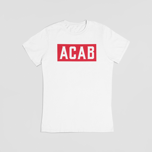 Hvid ACAB T-shirt