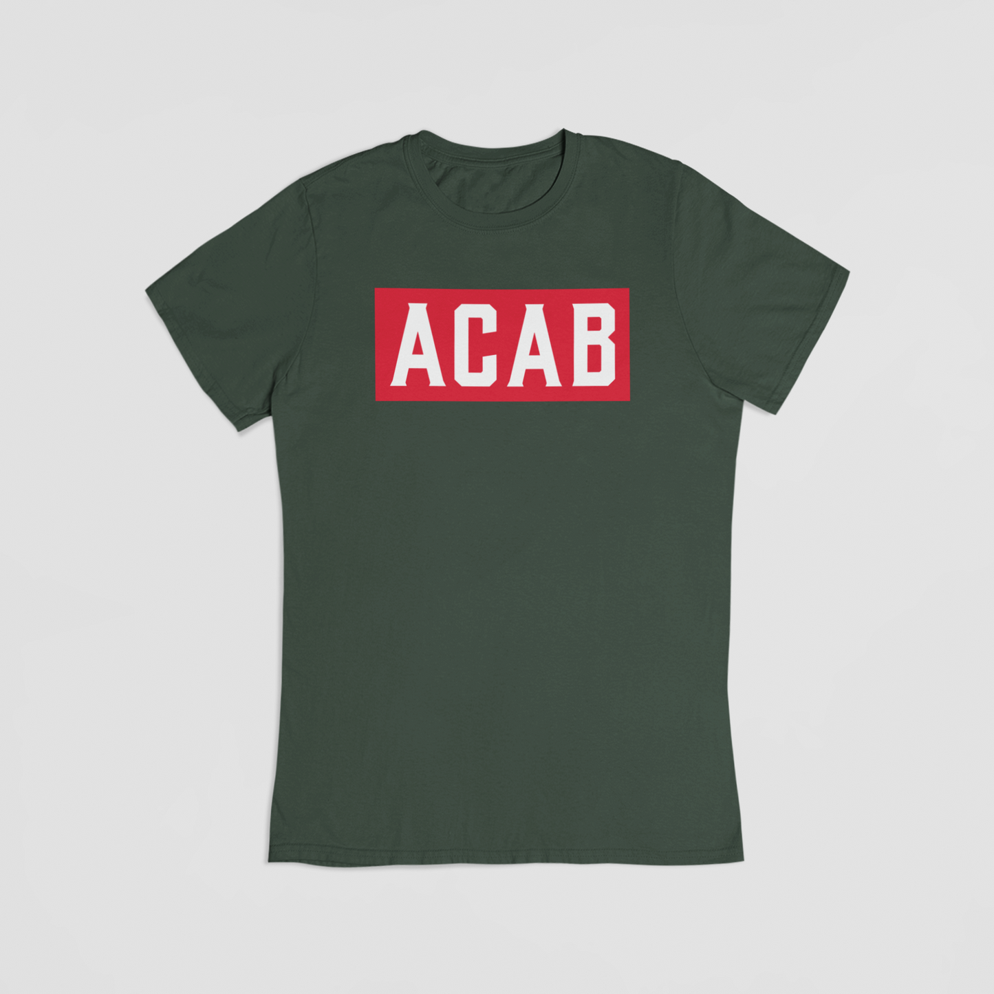grøn ACAB T-shirt