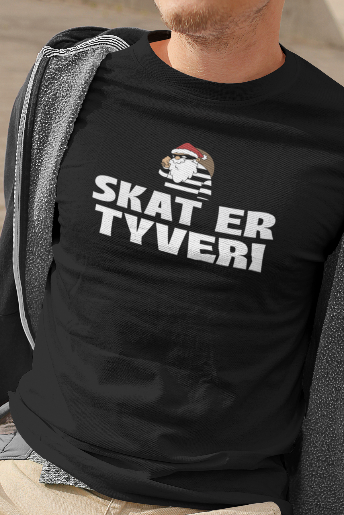 Skat er tyveri sort t-shirt