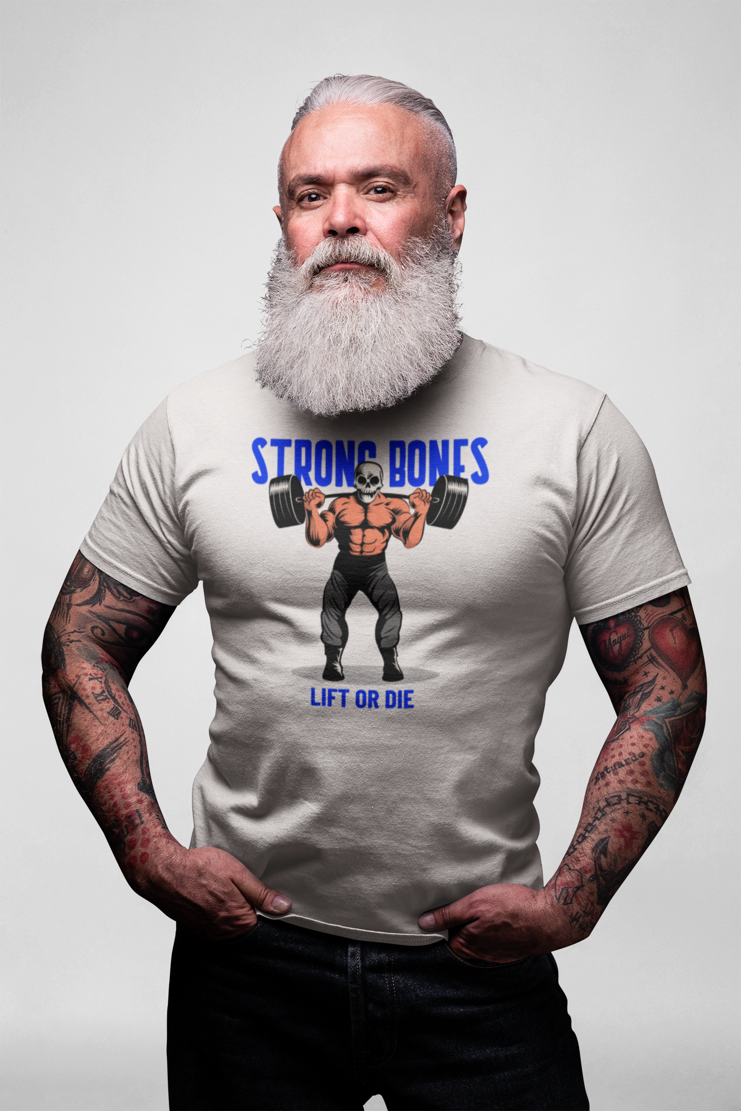 Strong Bones - T-shirt - Coolshirts.dk