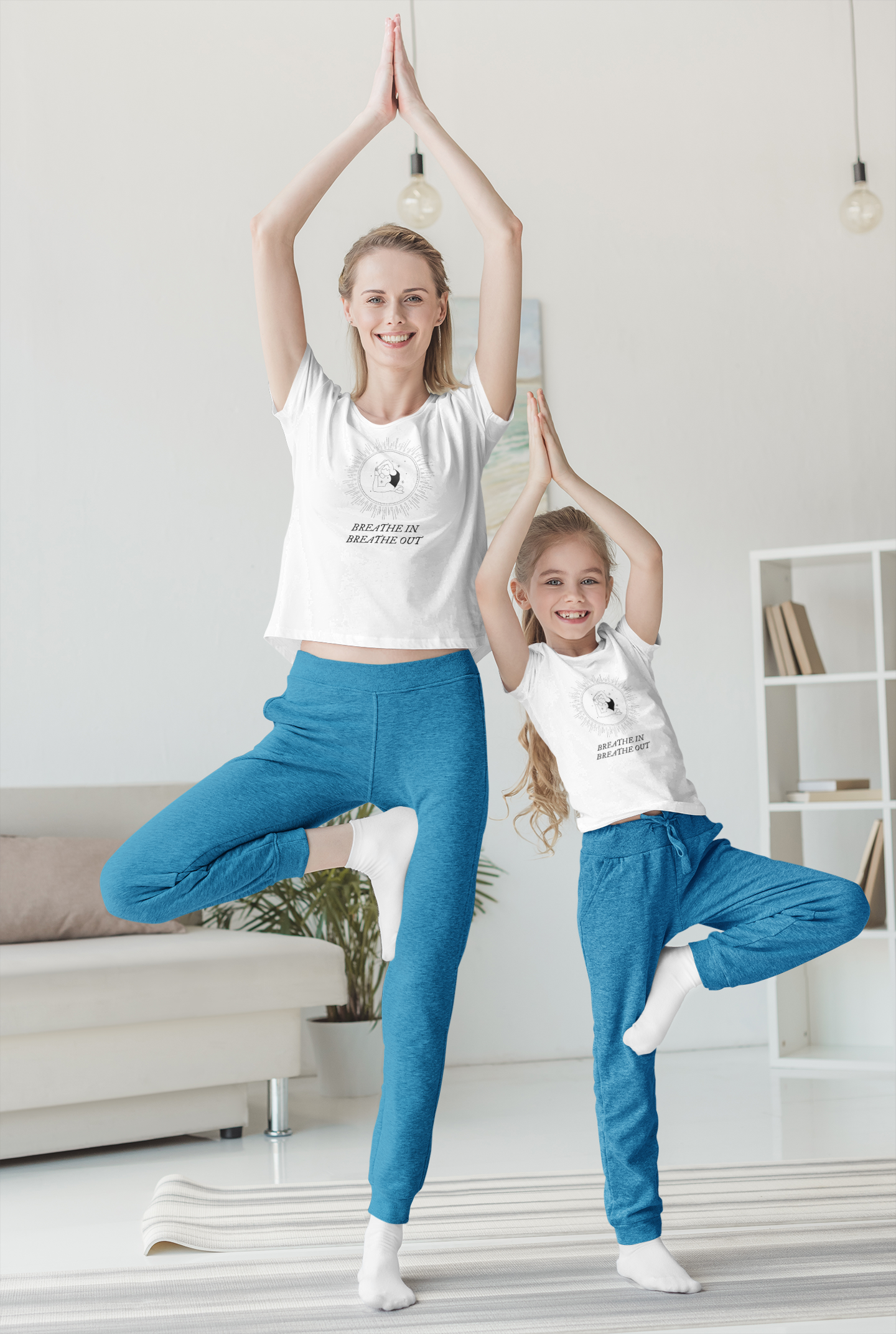Breathe In, Breathe Out - T-shirt - Coolshirts.dk