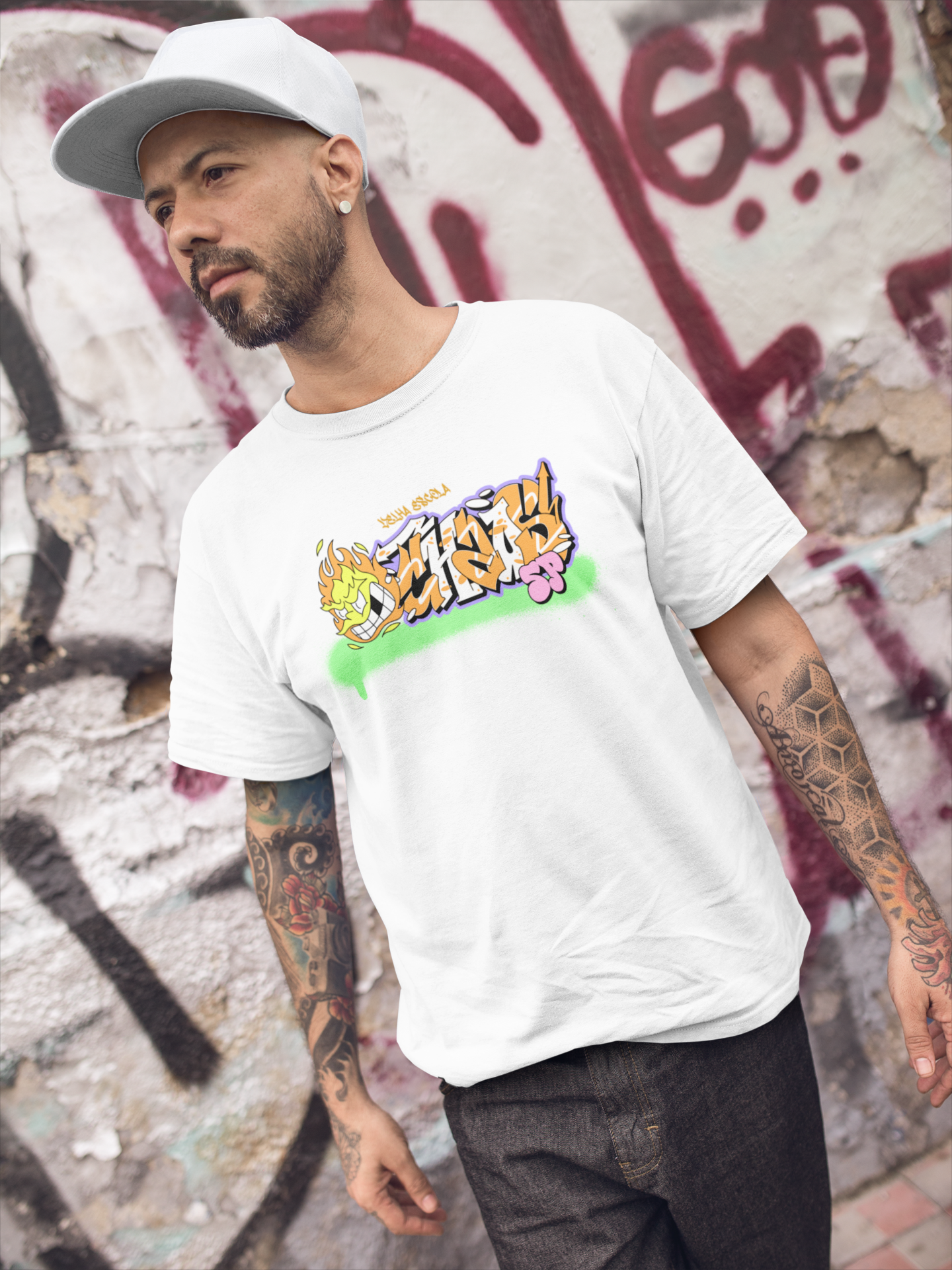 Chaos Graffiti - T-shirt - Coolshirts.dk